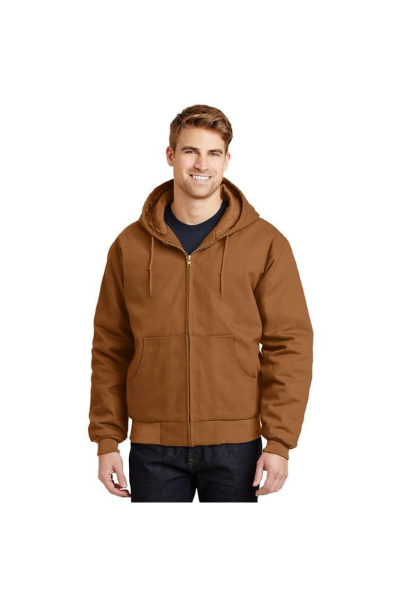 - Duck Cloth Hooded Work Jacket. J763H