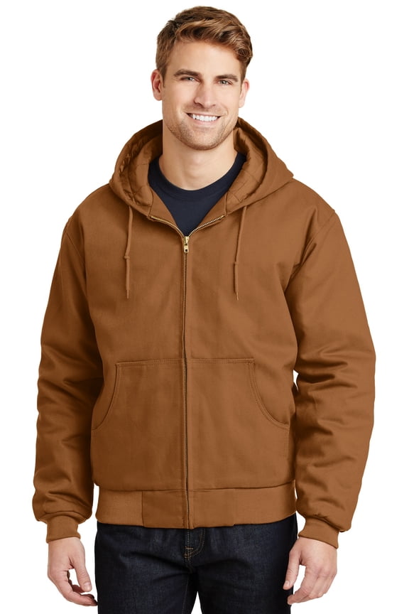 - Duck Cloth Hooded Work Jacket
