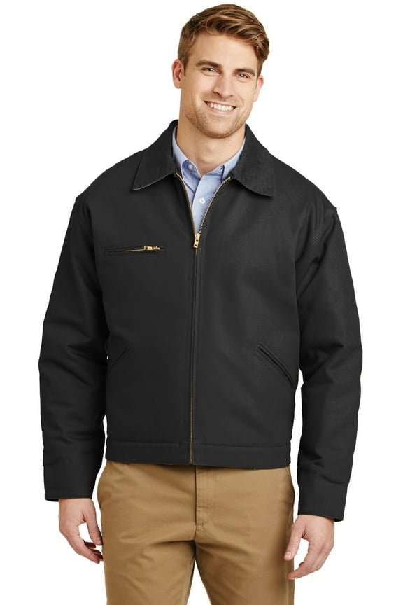 Duck Cloth Work Jacket-2XL (Black)