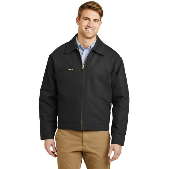 CornerStone Duck Cloth Work Jacket-4XL (Black)