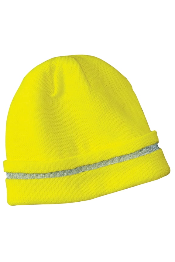 - Enhanced Visibility Beanie with Reflective Stripe