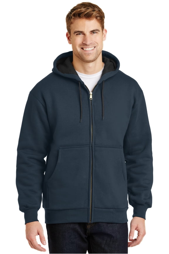 ® - Heavyweight Full-Zip Hooded Sweatshirt with Thermal Lining. CS620
