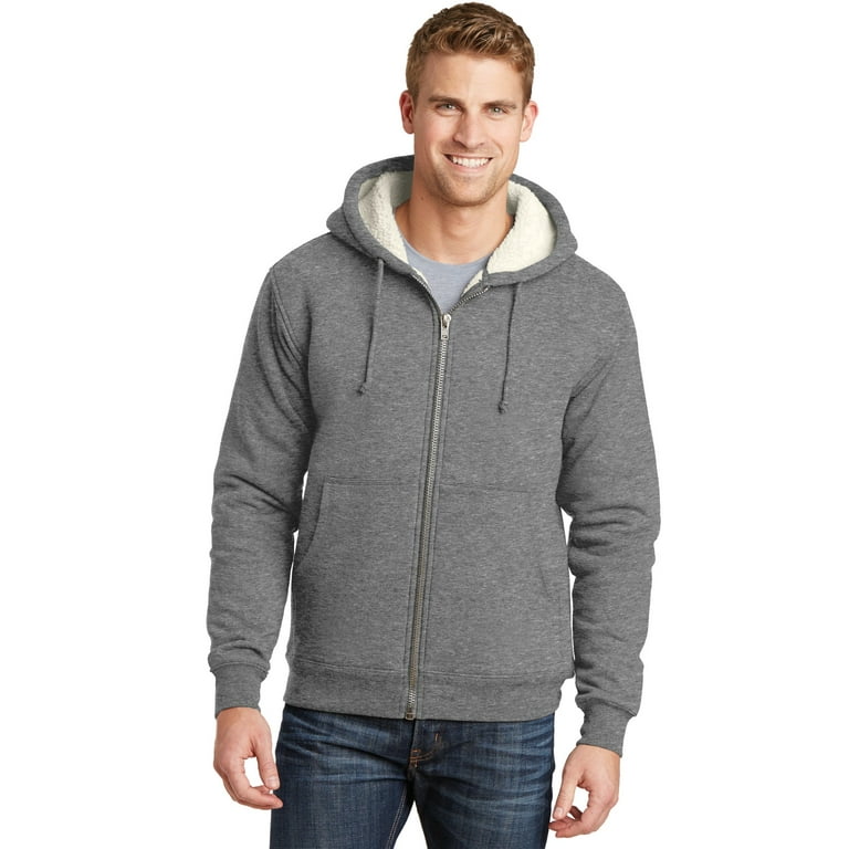 Cornerstone Heavyweight Sherpa Lined Hooded Fleece Jacket