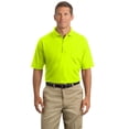 thumbnail image 1 of CornerStone Industrial Pocket Pique Polo (CS402P) Safety Yellow, 5XL, 1 of 3