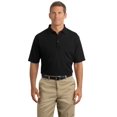thumbnail image 1 of CornerStone Industrial Pocket Pique Polo-M (Black), 1 of 5