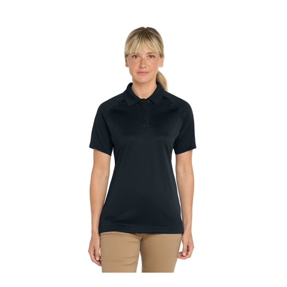 CornerStone Women's Select Snag-Proof Tactical Polo | Ladies Short Sleeve Work Shirt, Collared Summer Top with Dual Pen Pockets & Mic Clips