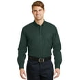 thumbnail image 1 of CornerStone Long Sleeve SuperPro Twill Shirt-4XL (Dark Green), 1 of 6