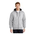thumbnail image 1 of CornerStone Unisex Heavyweight Full Zip Hooded Sweatshirt with Thermal Lining | Zip Hoodie for Men & Women, Adjustable Hood, 1 of 4