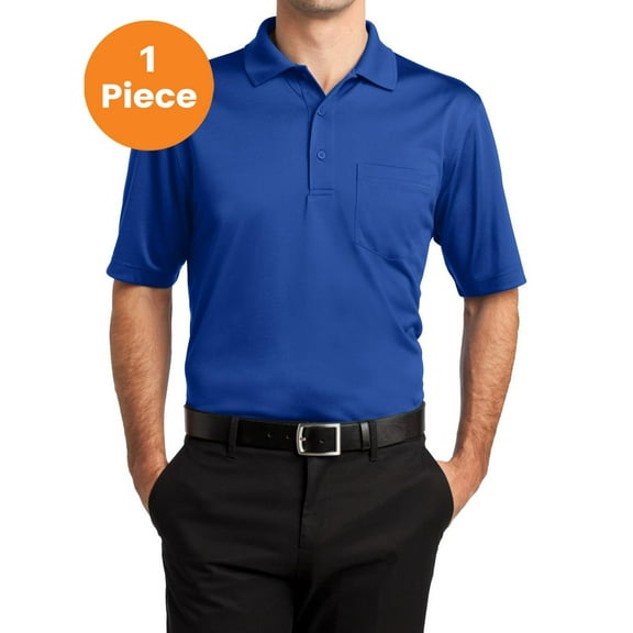 CornerStone Men’s Select Snag-Proof Pocket Polo. CS412P, Royal, 3XL, Big and Tall Polo Shirts