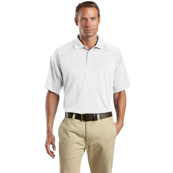 CornerStone Men’s Select Snag-Proof Tactical Polo. CS410., White, 5XL