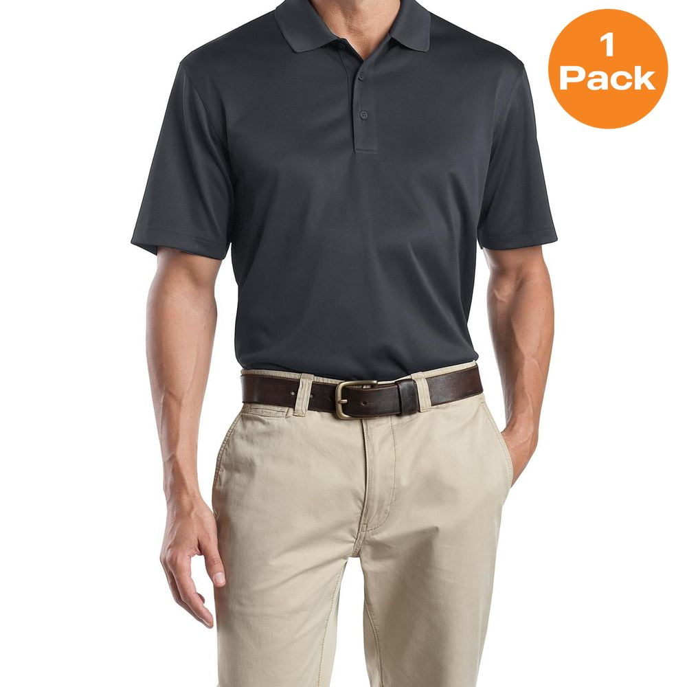 CornerStone Men’s Tall Select Snag-Proof Polo. TLCS412., Charcoal, 4XLT ...