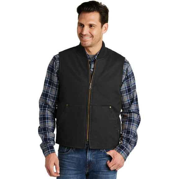 CornerStone Men's Washed Duck Cloth Vest. CSV40