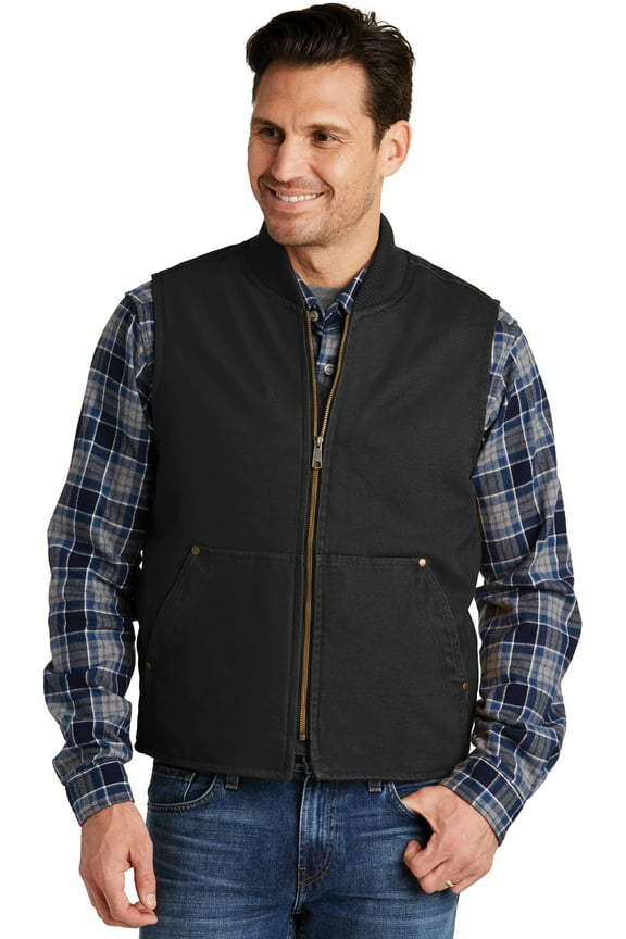 Men's Washed Duck Cloth Vest. CSV40