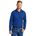 thumbnail image 1 of CornerStone Select Lightweight Snag-Proof Long Sleeve Polo CS418LS - 4XL Royal, 1 of 3