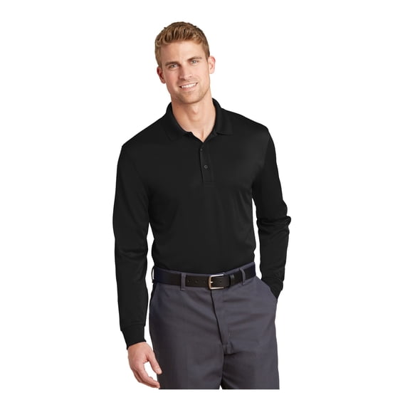 CornerStone Unisex Select Snag-Proof Long Sleeve Polo | Collared Shirt for Men & Women, Casual Top for Work & Golf