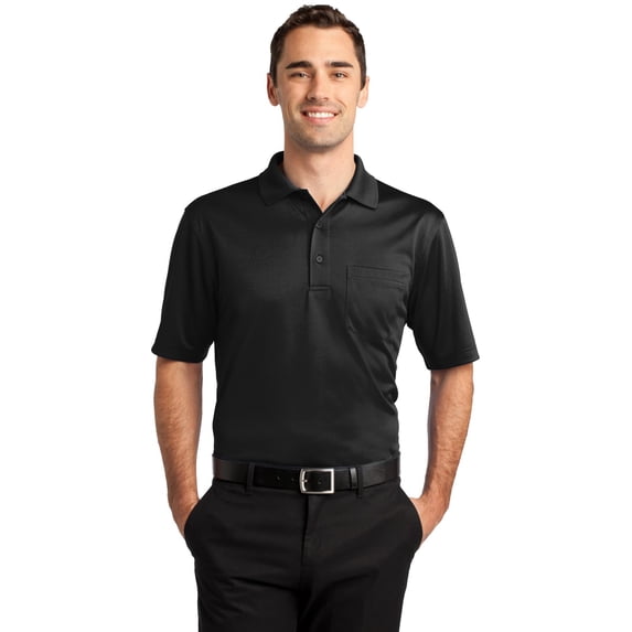 CornerStone Select Snag Proof Pocket Polo-XS (Black)