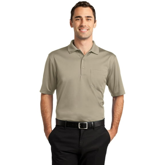 CornerStone Select Snag Proof Pocket Polo-XS (Tan)