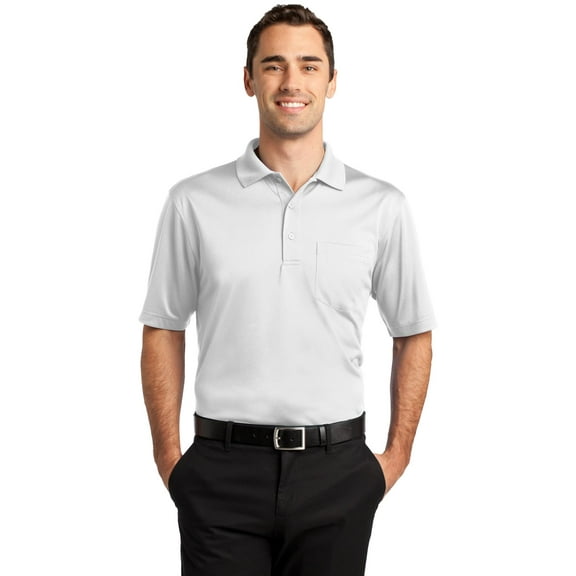 CornerStone Select Snag Proof Pocket Polo-XS (White)