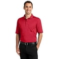 thumbnail image 1 of CornerStone Select Snag Proof Tipped Pocket Polo-M (Red/ Black), 1 of 6
