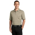 thumbnail image 1 of CornerStone Select Snag Proof Tipped Pocket Polo-XS (Tan/ Black), 1 of 6
