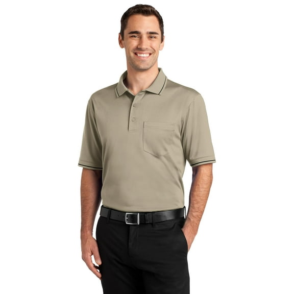 CornerStone Select Snag-Proof Tipped Pocket Polo