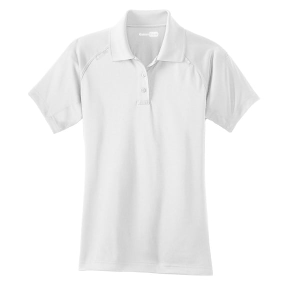 CornerStone CS411 Ladies Select Snag-Proof Tactical Polo T-Shirt, White - 2XL