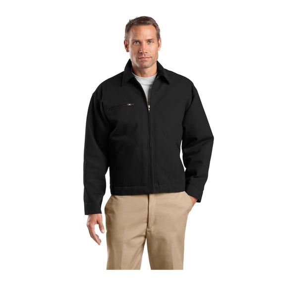 CornerStone Unisex Tall Duck Cloth Work Jacket | Zip Up Outerwear for Men & Women with Durable Construction & 3 Pockets