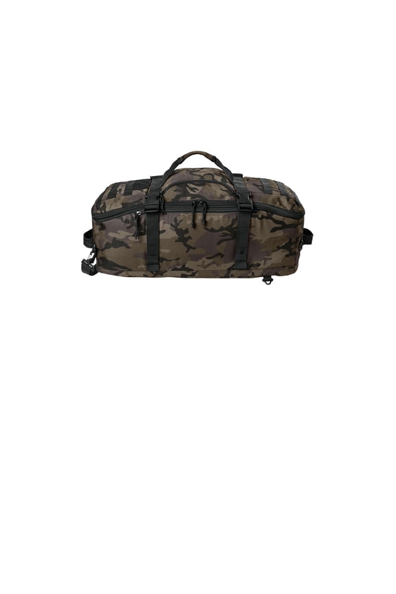 Tactical Barrel Duffel | Rugged Convertible Duffel Bag, Padded Shoulder Straps, Multiple Zip Pockets