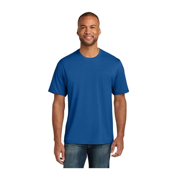 CornerStone Unisex Tall Workwear Pro Short Sleeve Pocket Tee | Lightweight & Moisture Wicking Work Shirt for Men & Women, Sun Protection