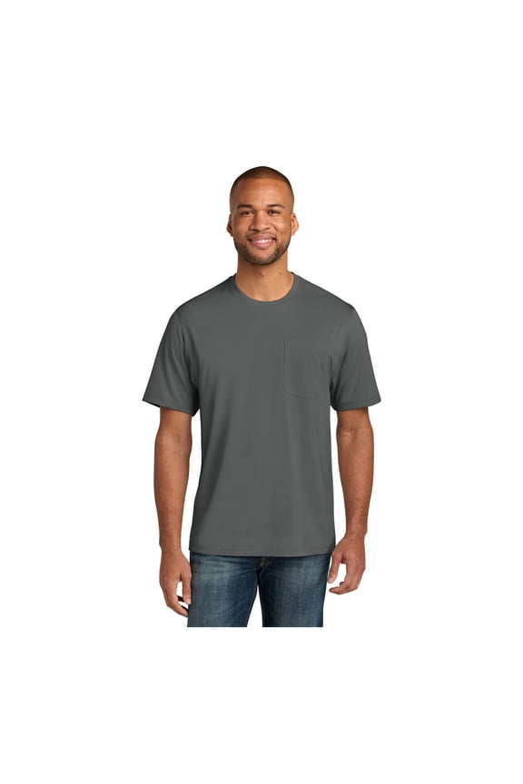 Unisex Workwear Pro Short Sleeve Pocket Tee | Lightweight & Moisture Wicking Work Shirt for Men & Women, UPF 30+ Sun Protection