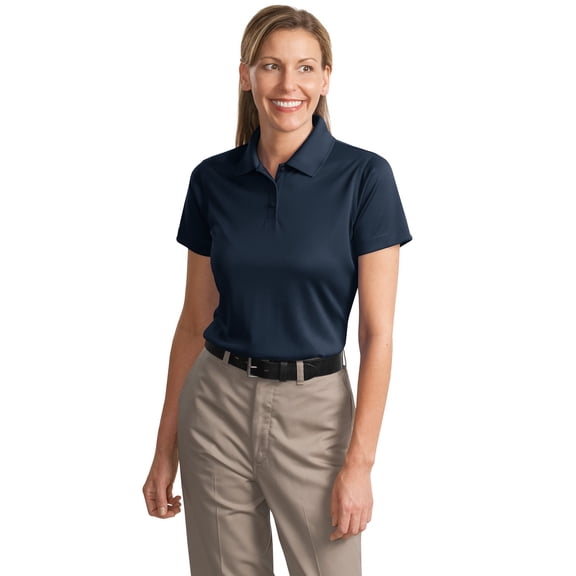 CornerStone Women's Snag Proof Polyester Short Sleeve Polo Shirt CS413