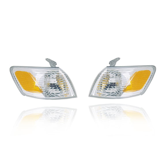 Cornering Light Assembly - Cooling Direct Fit/For 00-01 Toyota Camry - Pair, Left Driver + Right Passenger Set - CAPA - 81510AA020, 81520AA020