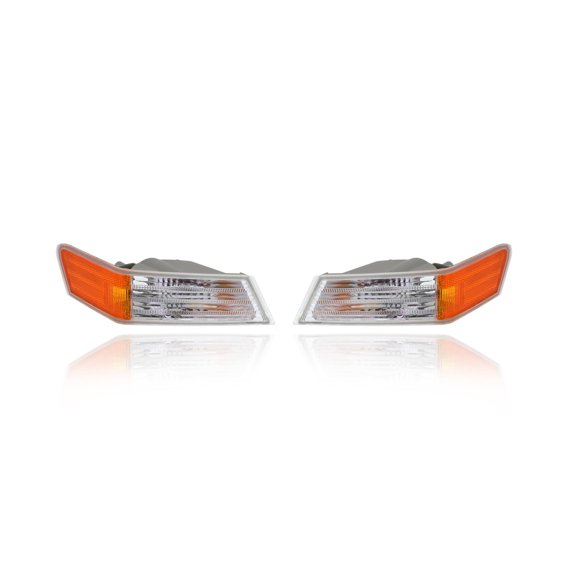 Cornering Light Assembly - TYC Fit/For CH2527102; CH2526102 07-17 Jeep Patriot - Park Signal Lamp, Pair Left and Right Set, NSF