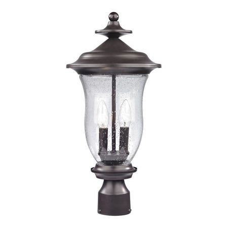 8002EP/75-Thomas Lighting-Trinity - Two Light Medium Outdoor Post Mount