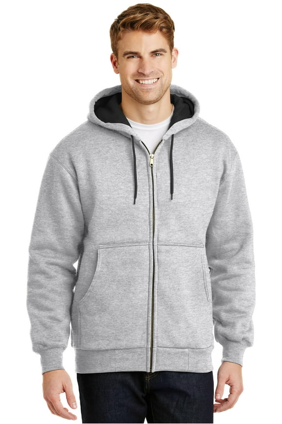 CS620 Heavyweight Full-Zip Hooded Sweatshirt - Athletic Heather - XL