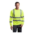 thumbnail image 1 of CornerStone ANSI 107 Class 3 Long Sleeve Snag-Resistant Reflective T-Shirt | Safety Clothing for Men & Women, High Visibility Work Tee, 1 of 4