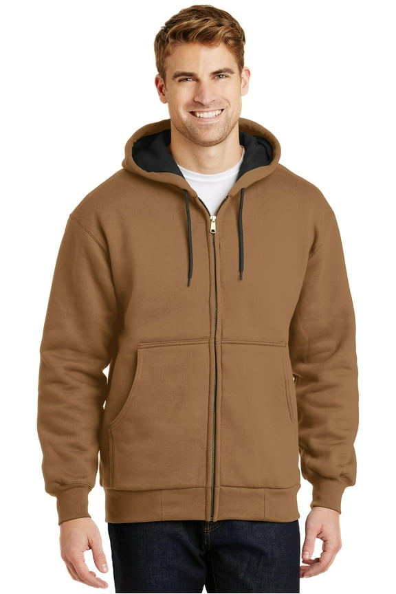 CS620 Heavyweight Full-Zip Hooded Sweatshirt with Thermal Lining