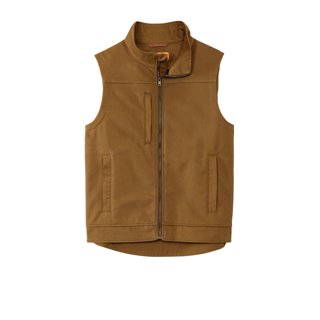 トップス THROTTLE WORKS Touring Duck Brown Vest THROTTLE WORKS Touring Duck Brown Vest