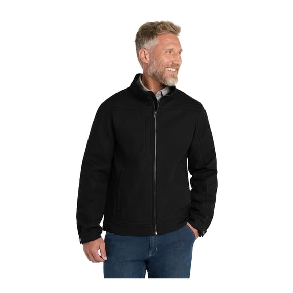 CornerStone Unisex Duck Bonded Soft Shell Jacket | Durable Water Resistant Outerwear for Men & Women, Multiple Zipper Pockets