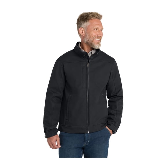 CornerStone Unisex Duck Bonded Soft Shell Jacket | Durable Water Resistant Outerwear for Men & Women, Multiple Zipper Pockets
