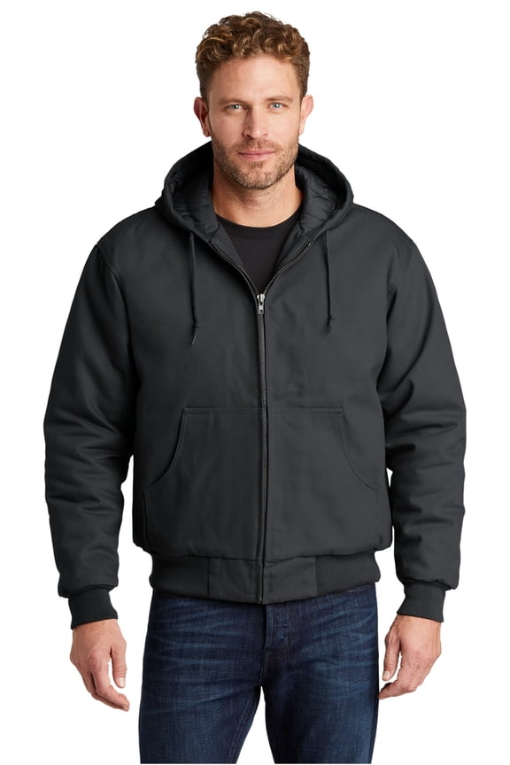 Men’S Duck Cloth Hooded Work Jacket