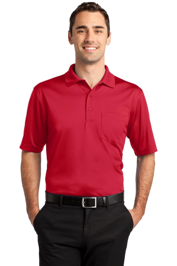 MenS Select Snag-Proof Pocket Polo