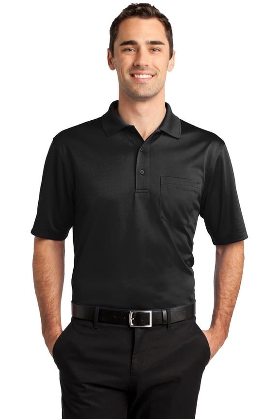 MenS Select Snag-Proof Pocket Polo