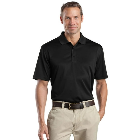 Cornerstone Men's High Professional Knit Collar Polo Shirt