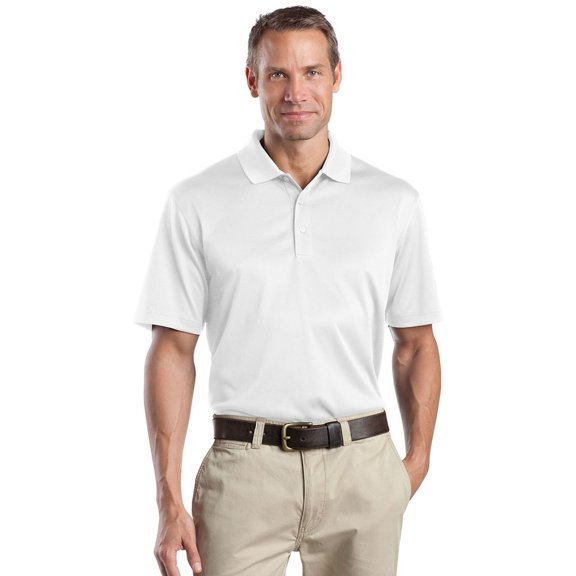 Cornerstone Men's High Professional Knit Collar Polo Shirt