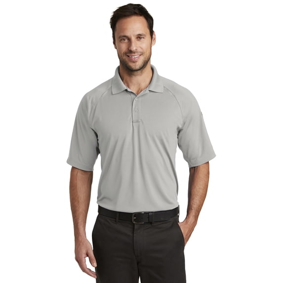 Cornerstone Men's Select Lightweight Snag-Proof Tactical Polo, Light Grey, XS