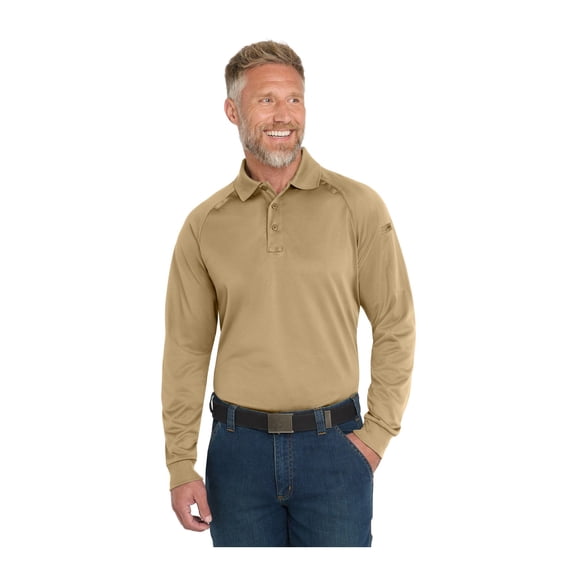 CornerStone Unisex Select Long Sleeve Snag-Proof Tactical Polo | Tough & Reliable Collared Work Shirt for Men & Women, Relaxed Fit Top with Dual Pen Pockets & Mic Clips