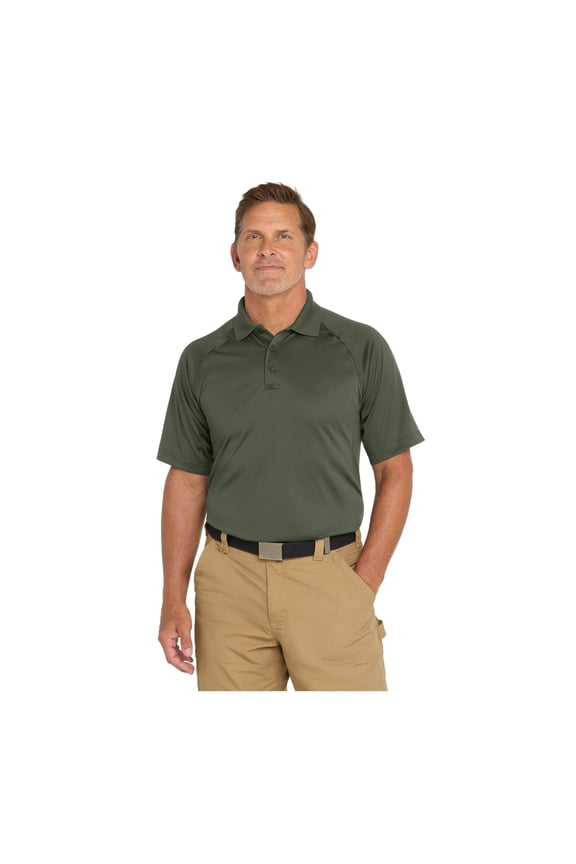 Unisex Select Snag-Proof Tactical Polo | Collared Short Sleeve Shirt for Men & Women, Casual Fit Work Clothing with Mic Clips & Dual Pen Pockets