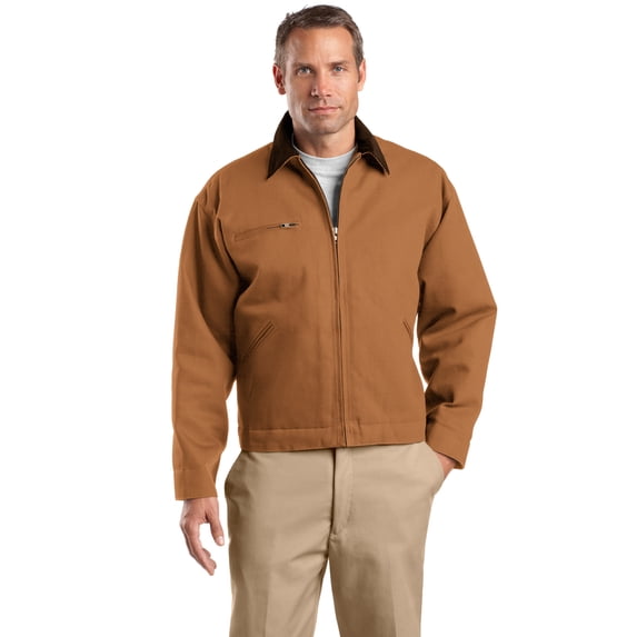 Cornerstone Men's Tall Duck Cloth Work Jacket 2XLT Duck Brown/Brown
