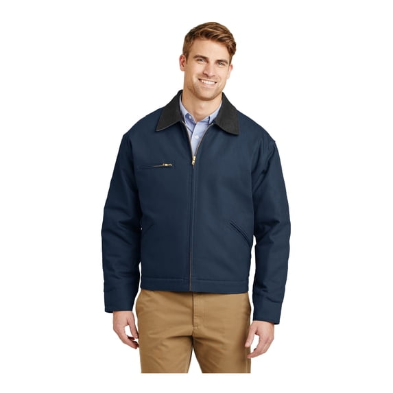 CornerStone Unisex Duck Cloth Work Jacket | Zip Up Outerwear for Men & Women, Durable Construction, Multiple Pockets